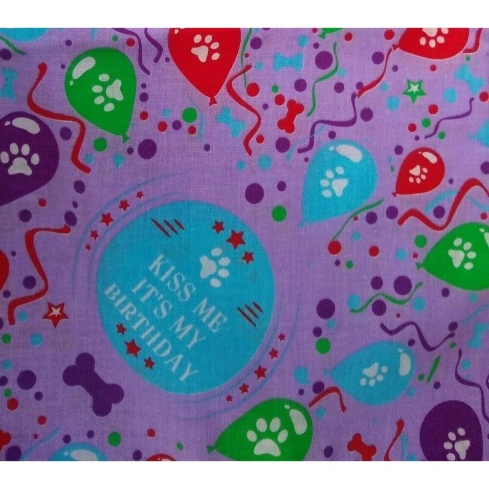Dog Birthday Bandana Dog, craft, Kids, Mask, Adult Bandanna NEW